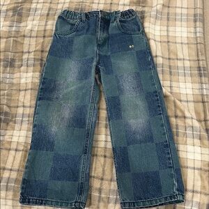 Bobo Choses Kids Checkered Jeans